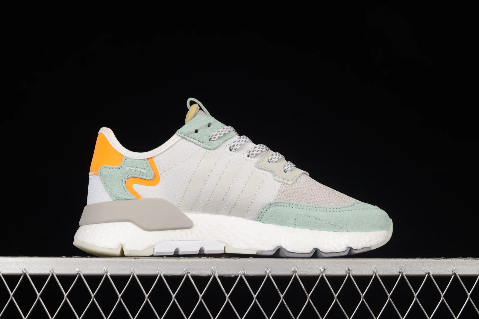 Adidas Nite Jogger Raw White Grey One Vapour Green BD7956