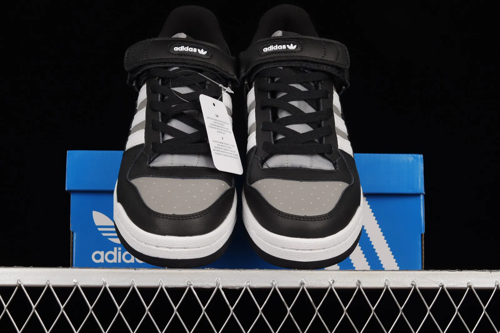 Adidas Originlas Forum 84 Low Core Black Grey Cloud White GW0697