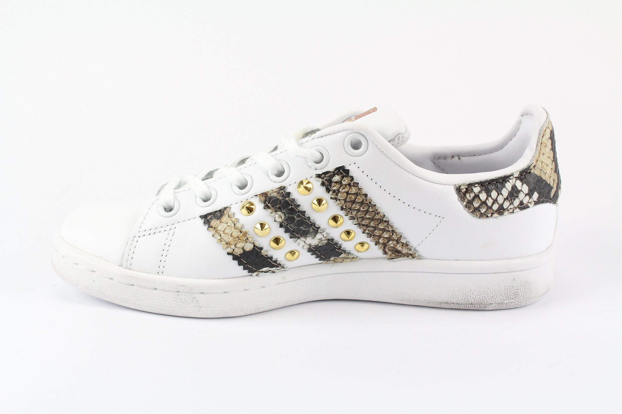 Adidas Stan Smith Pitone & Borchie Oro