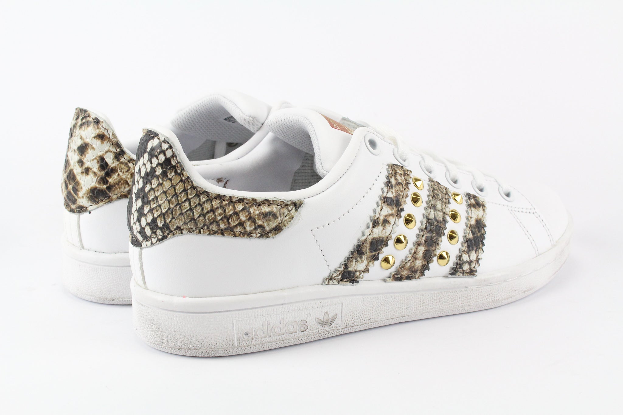 Adidas Stan Smith Pitone & Borchie Oro