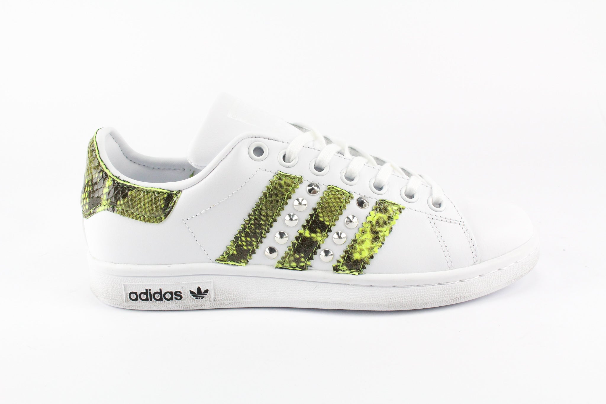 Adidas Stan Smith Pitone Yellow Fluo & Borchie