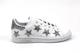 Adidas Stan Smith Stelle Glitter Argento