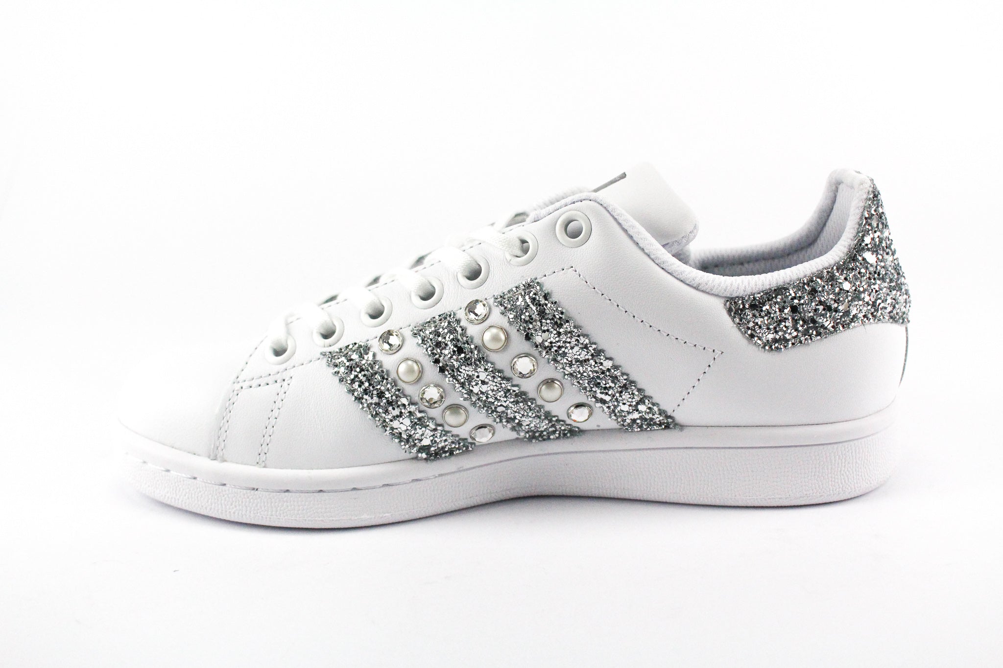 Adidas Stan Smith Strass Silver Glitter & Perle