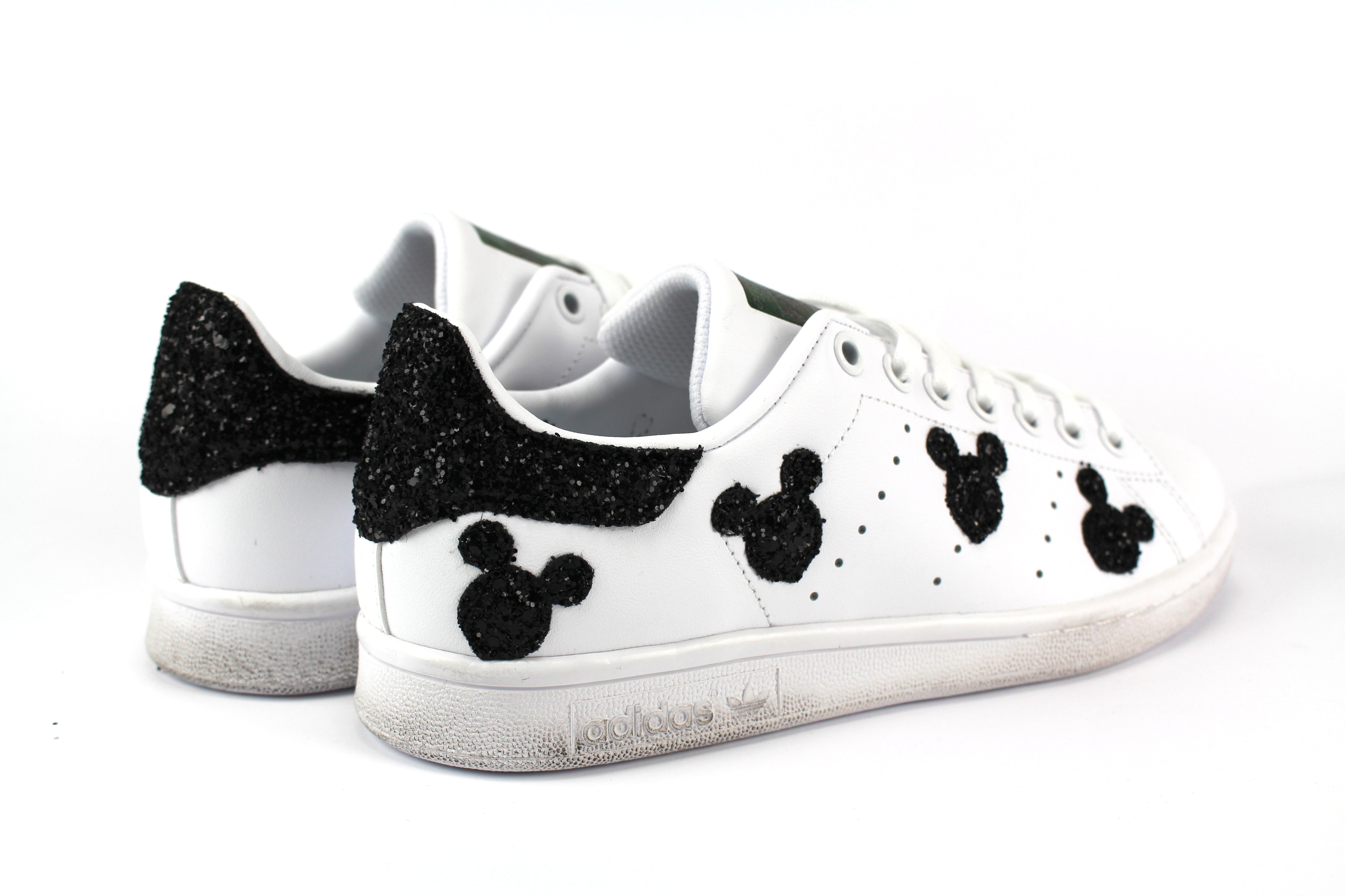 Adidas Stan Smith Topolini Black Glitter