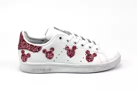 Adidas Stan Smith Topolini Pink Glitter