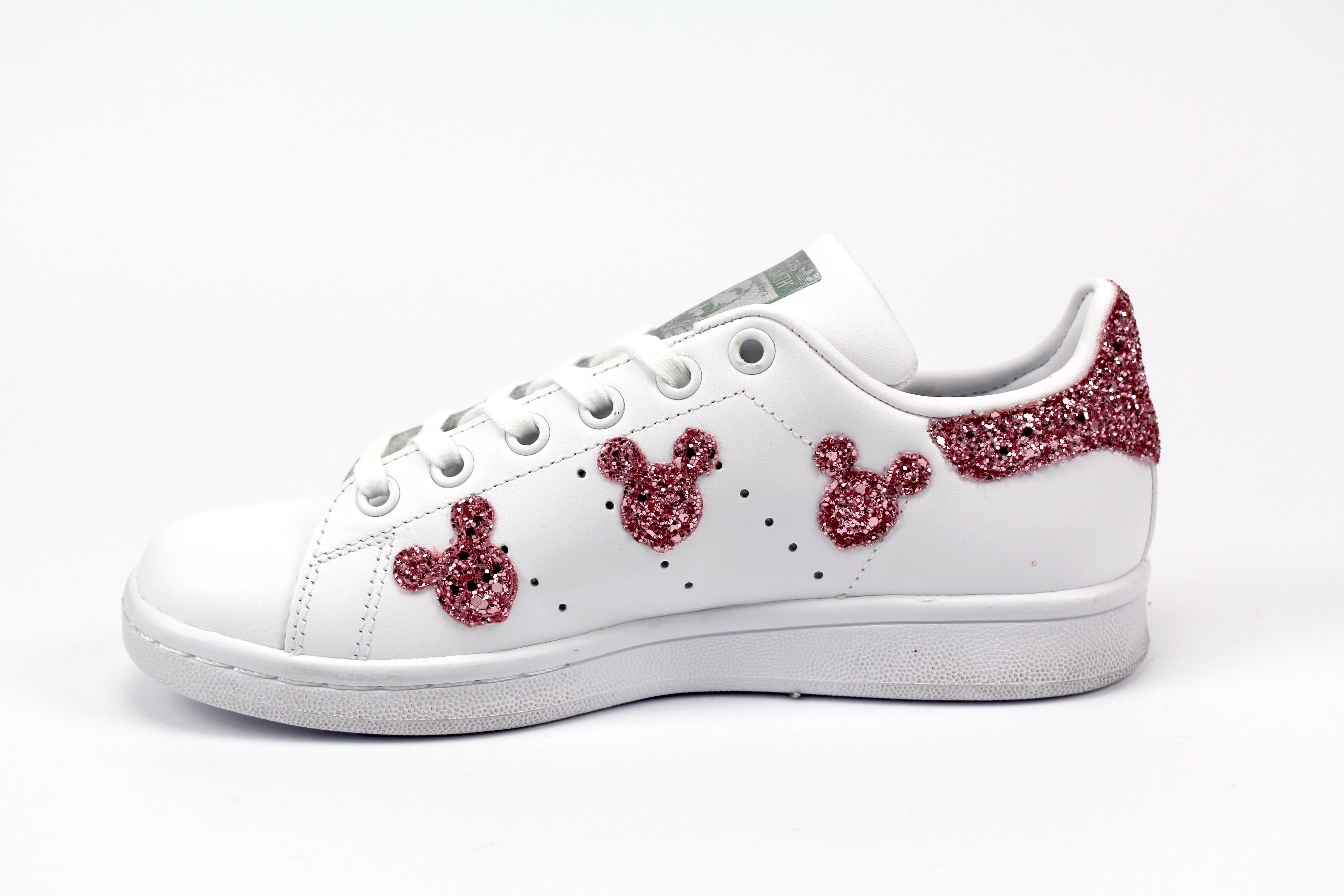 Adidas Stan Smith Topolini Pink Glitter