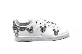 Adidas Stan Smith Topolini Silver Glitter