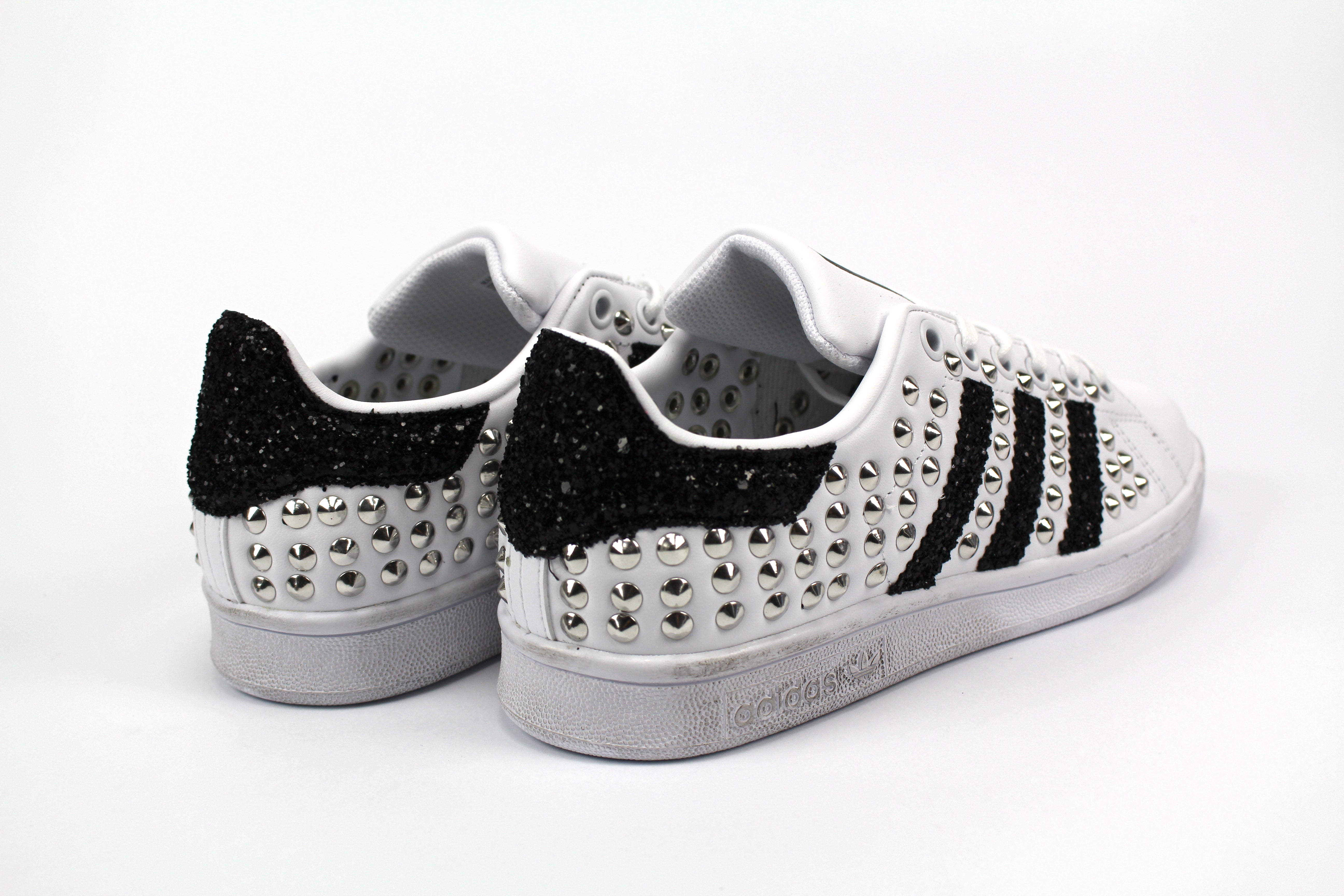 Adidas Stan Smith Total Borchie & Black Glitter