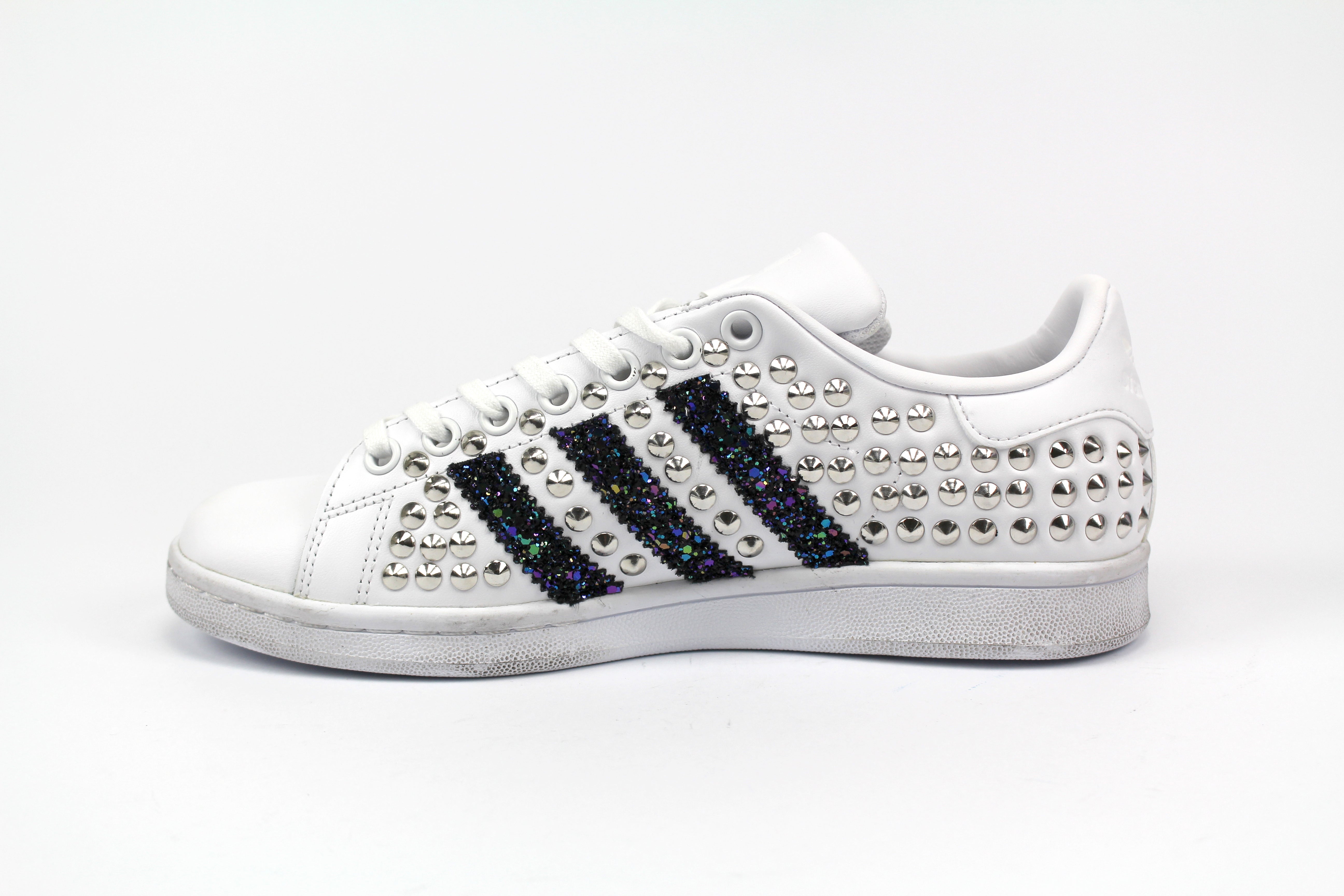 Adidas Stan Smith Total Borchie & Black Iris Glitter