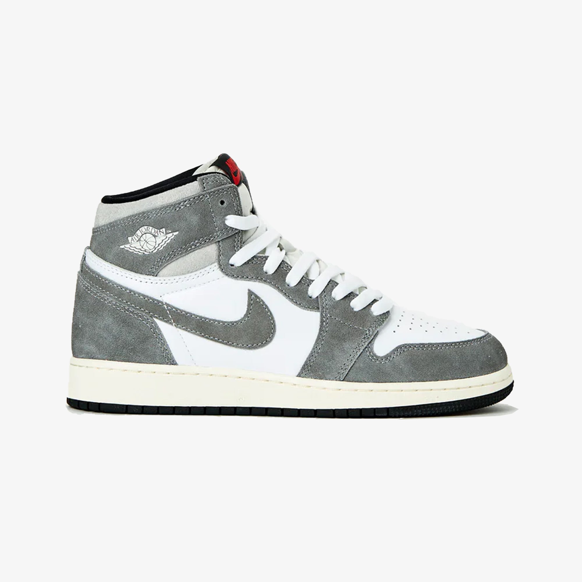 AIR JORDAN 1 HIGH OG 'BLACK/WHITE/LIGHT SMOKE GREY' (GS)