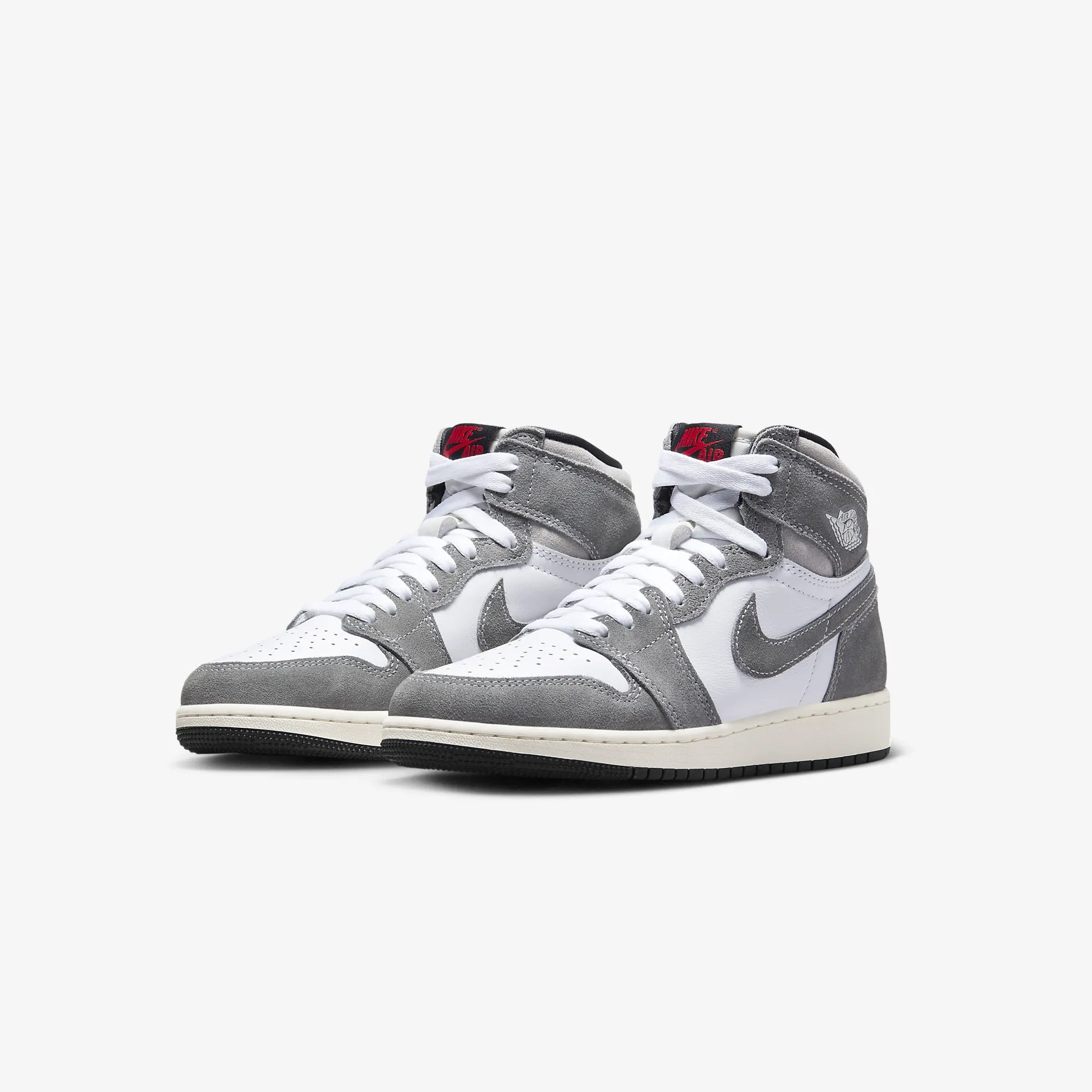 AIR JORDAN 1 HIGH OG 'BLACK/WHITE/LIGHT SMOKE GREY' (GS)