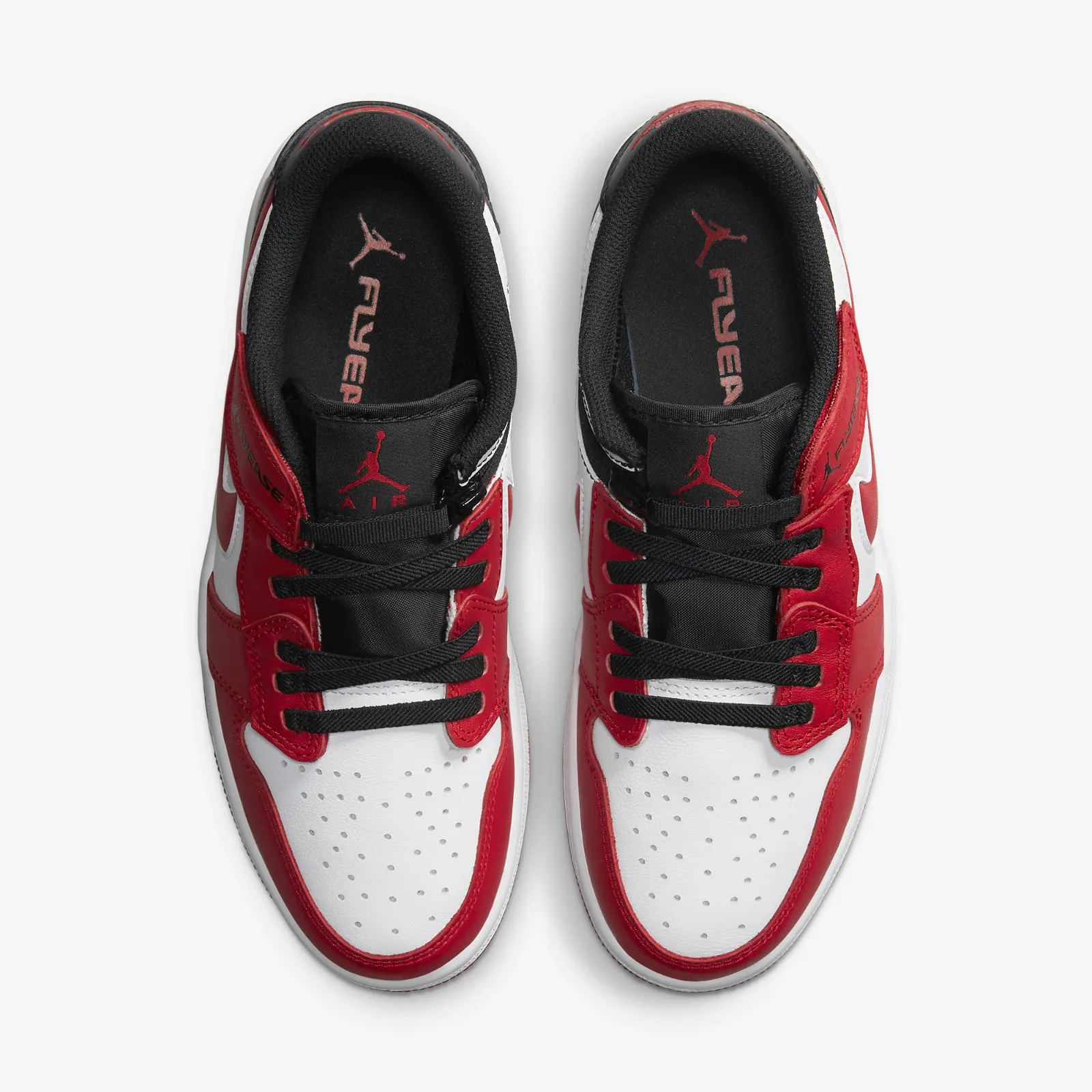 Air Jordan 1 Low FlyEase Gym Red White Black DM1206-163