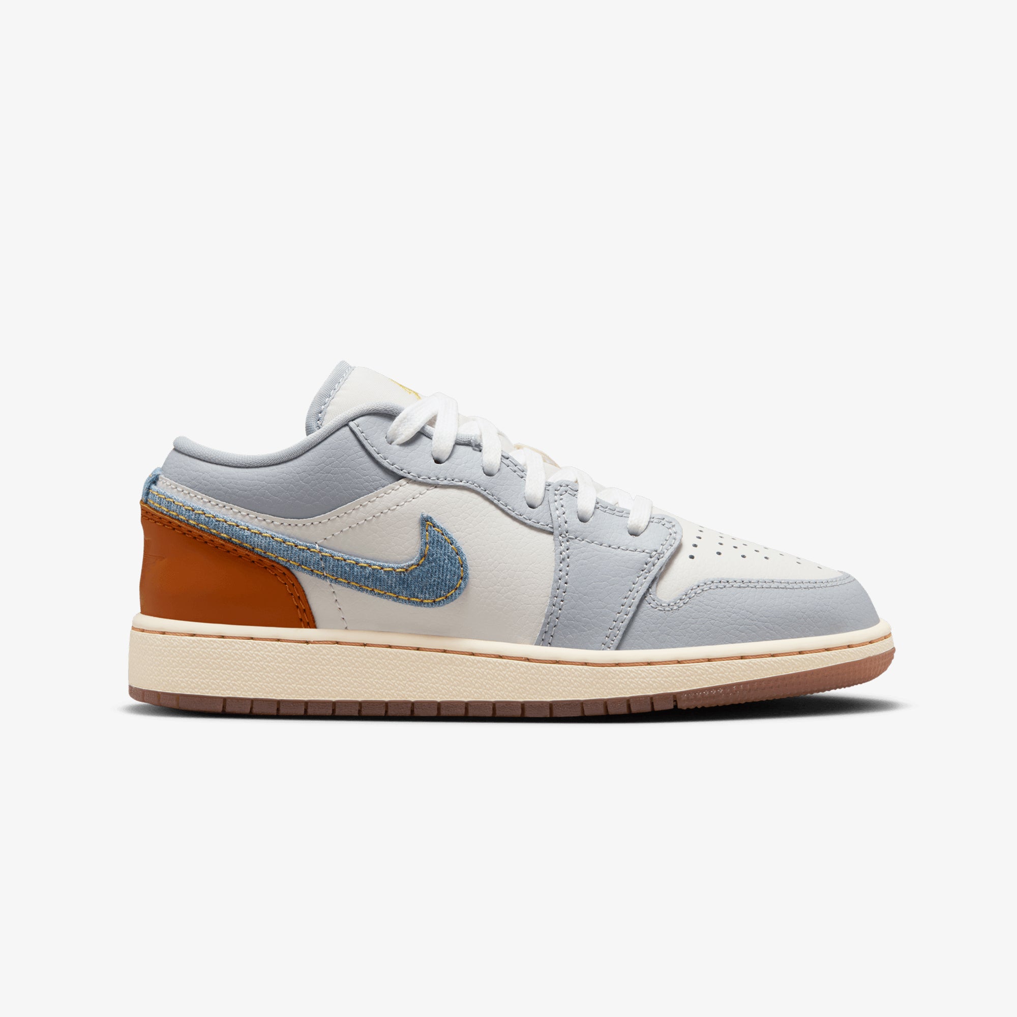 AIR JORDAN 1 LOW SE (GS) 'PHANTOM/LT ARMORY BLUE-COCONUT MILK'