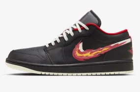 Air Jordan 1 Low SE Just Skate Black Gym Red Iron Grey Yellow Strike FJ7073-010