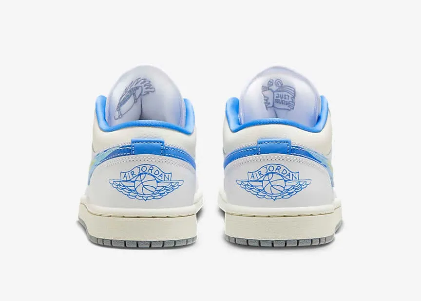 Air Jordan 1 Low SE Just Skate University Blue Psychic Blue Wolf Grey FJ7219-441