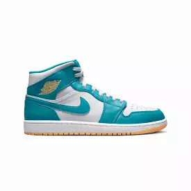 AIR JORDAN 1 MID 'AQUATONE/CELESTIAL GOLD-WHITE'