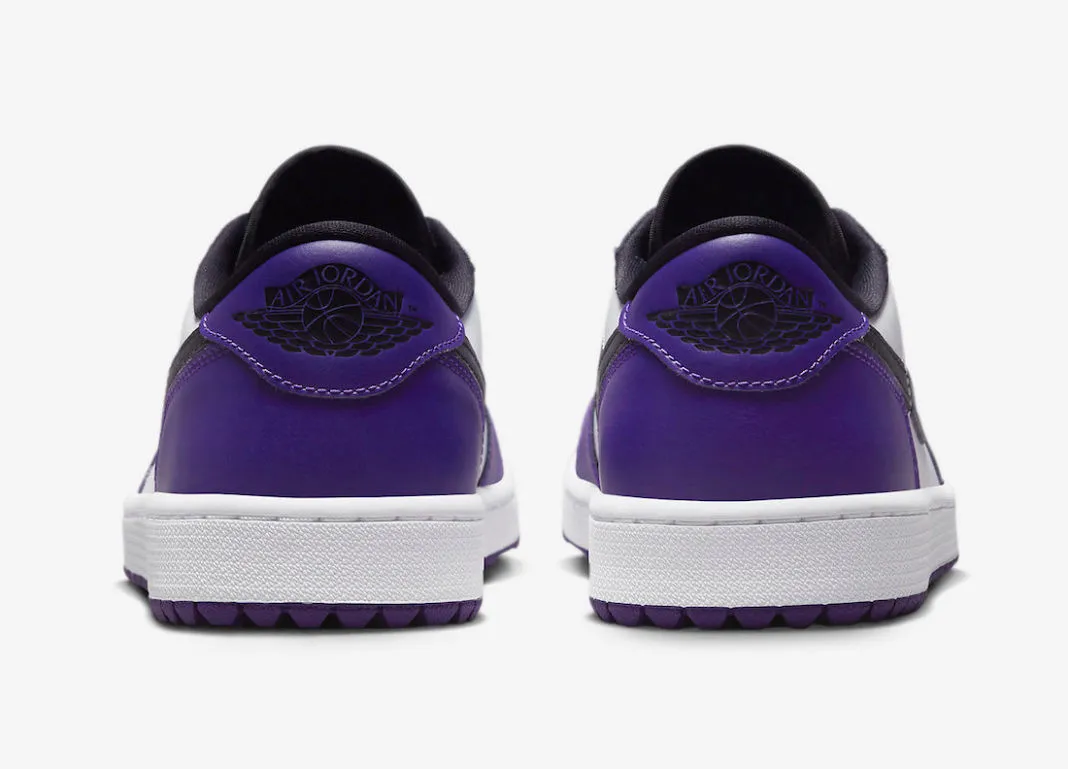 Air Jordan 1 Retro Low Golf Court Purple White Black DD9315-105