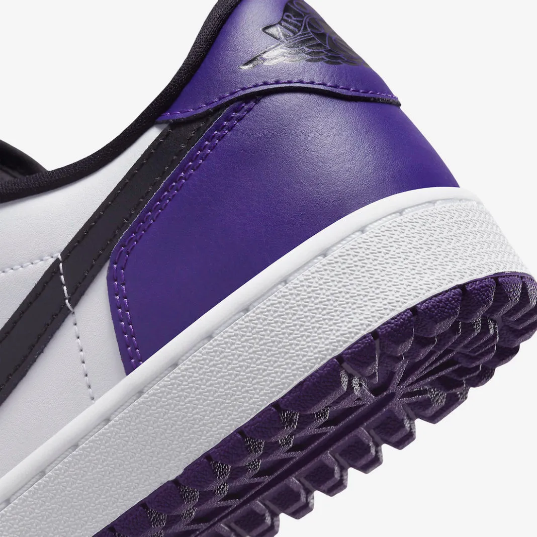 Air Jordan 1 Retro Low Golf Court Purple White Black DD9315-105