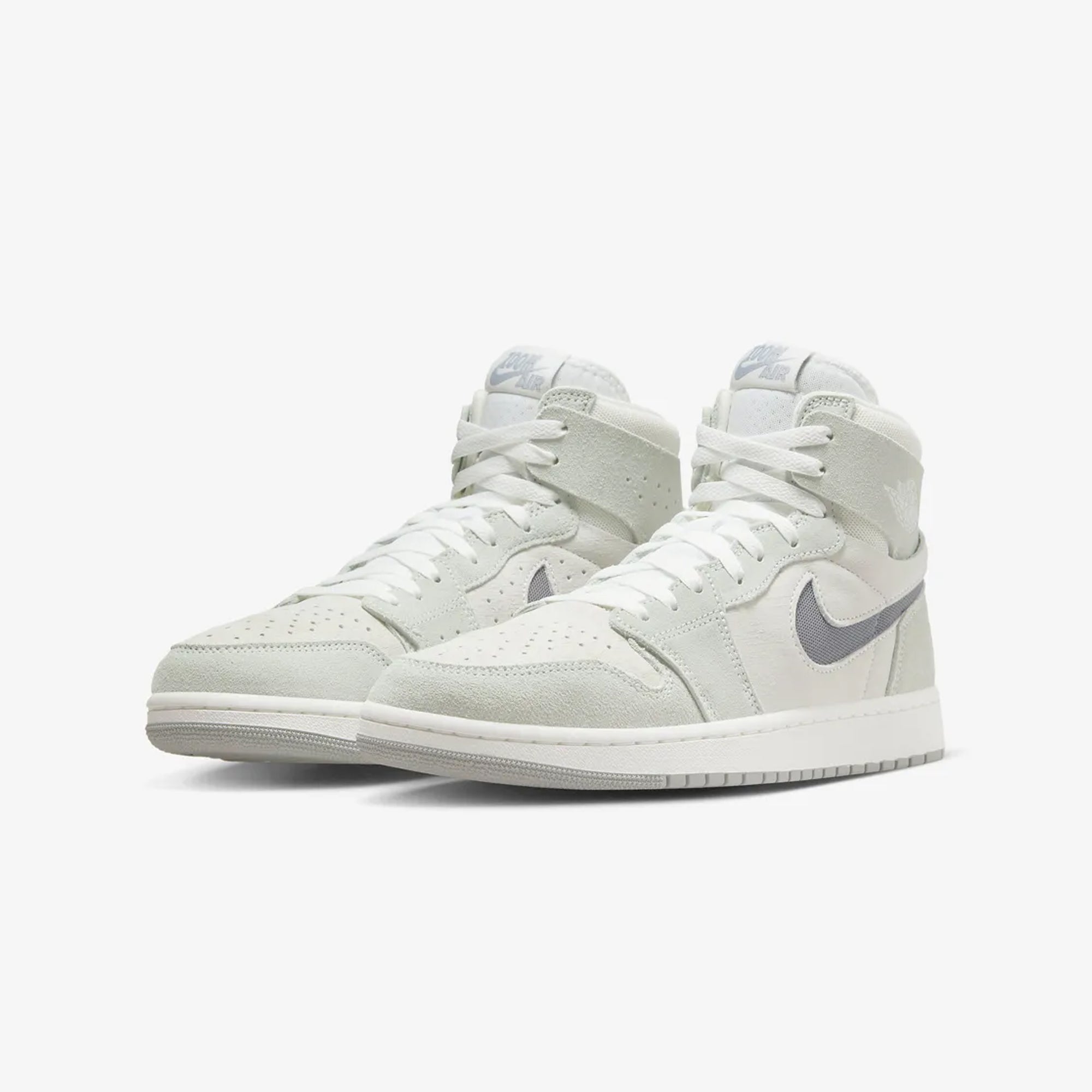 AIR JORDAN 1 ZOOM CMFT 2 'SUMMIT WHITE/PARTICLE GREY-LIGHT SILVER'