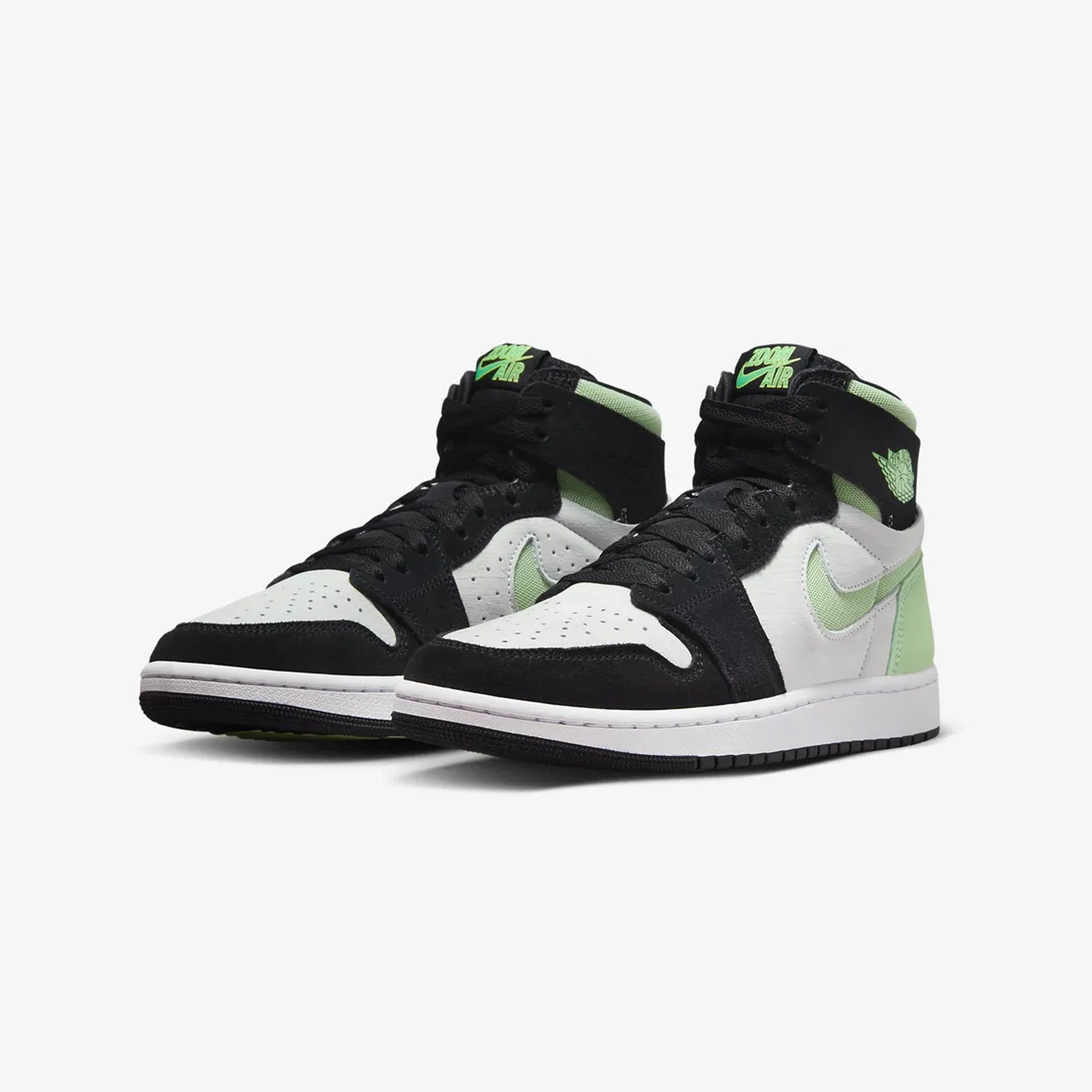 AIR JORDAN 1 ZOOM CMFT 2 'WHITE/BLACK/HONEYDEW/GREEN'