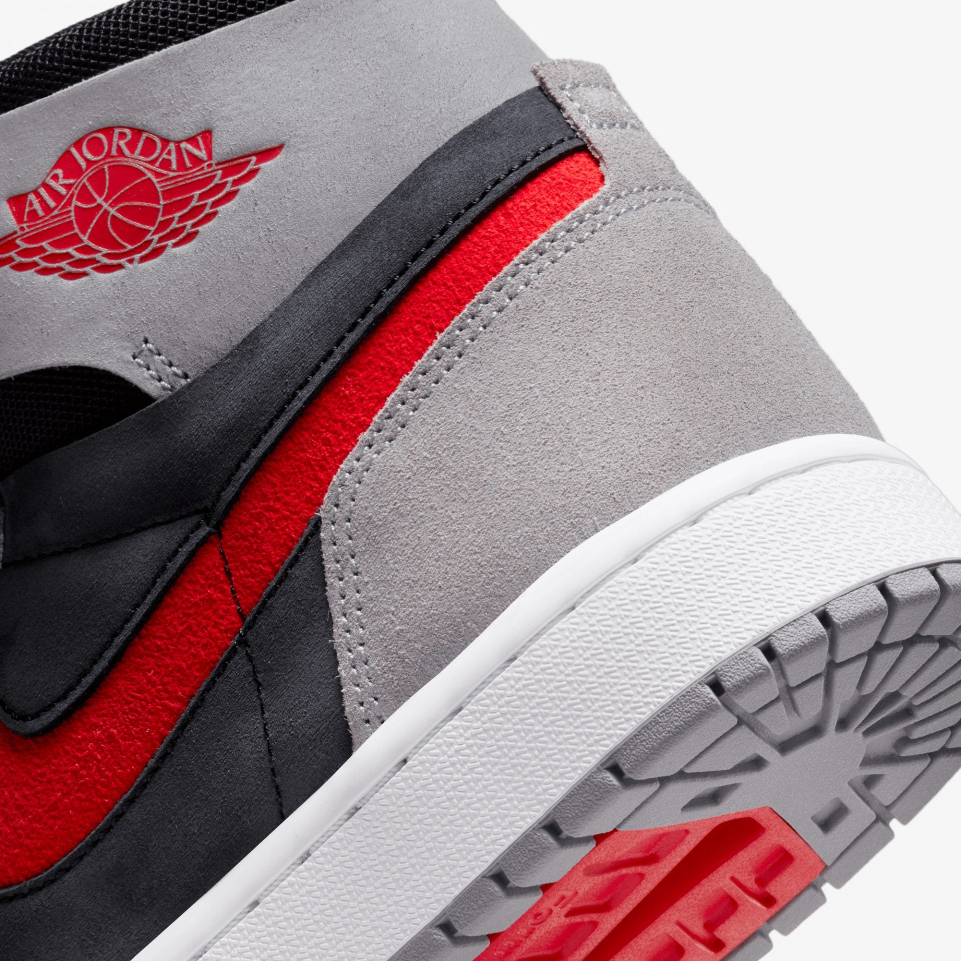 AIR JORDAN 1 ZOOM COMFORT 2 'BLACK/FIRE RED-CEMENT GREY-WHITE'