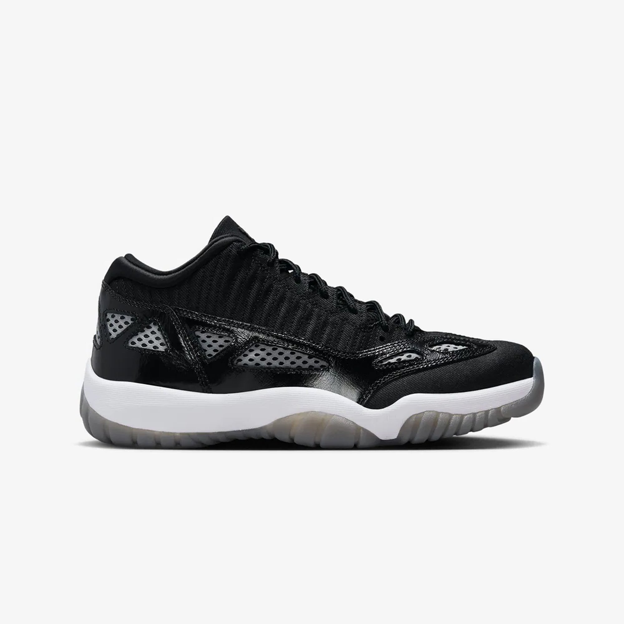 AIR JORDAN 11 RETRO LOW IE 'BLACK/BLACK-WHITE'