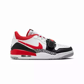 AIR JORDAN LEGACY 312 LOW 'WHITE/FIRE RED-BLACK-WOLF GREY'