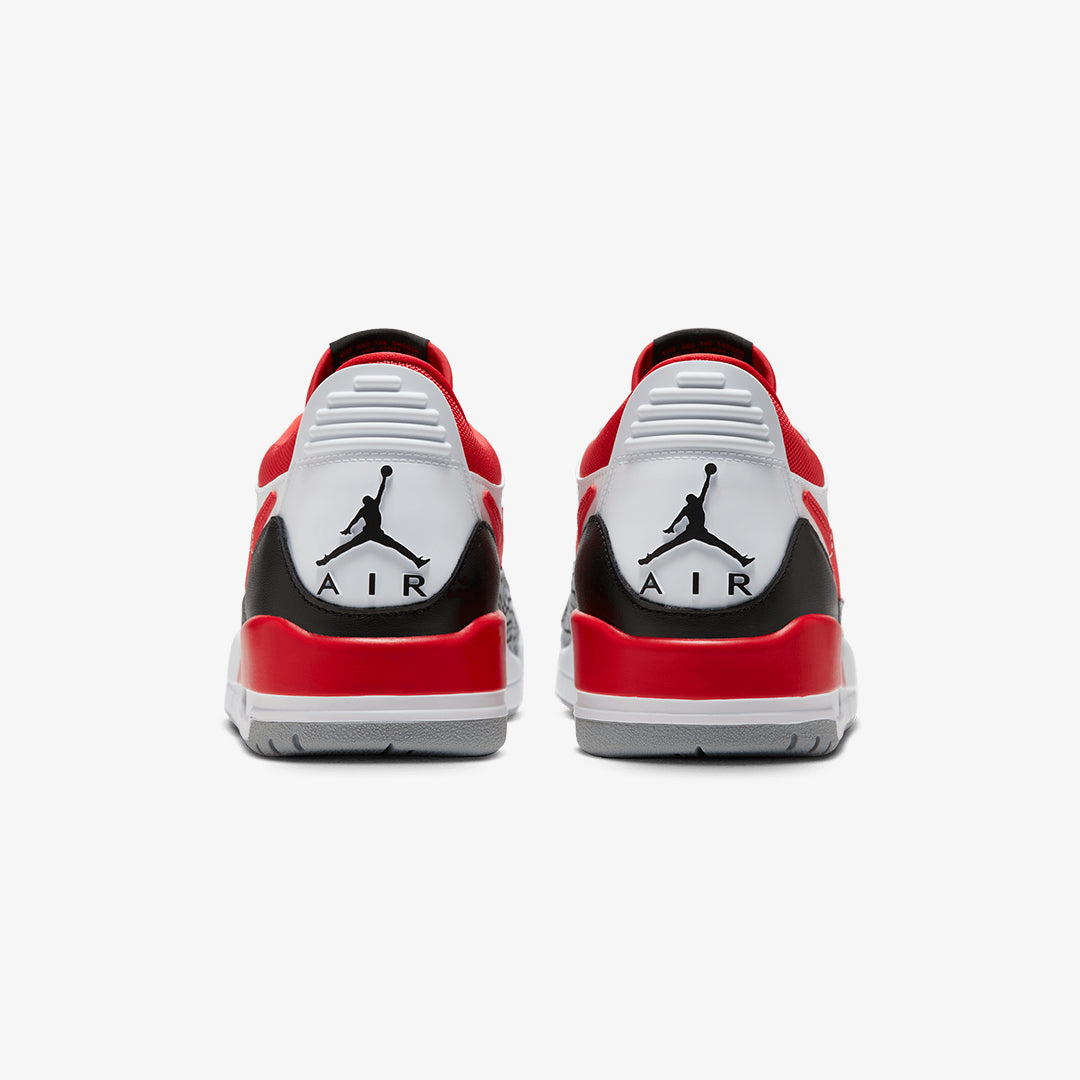 AIR JORDAN LEGACY 312 LOW 'WHITE/FIRE RED-BLACK-WOLF GREY'