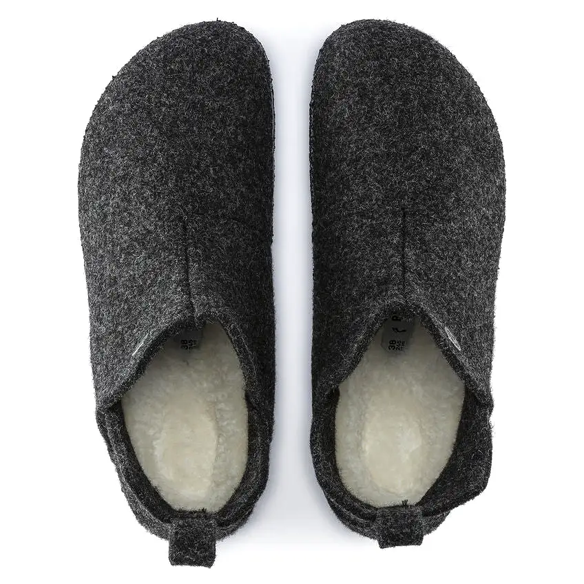 Andermatt Men - Anthracite Wool Felt Shearling