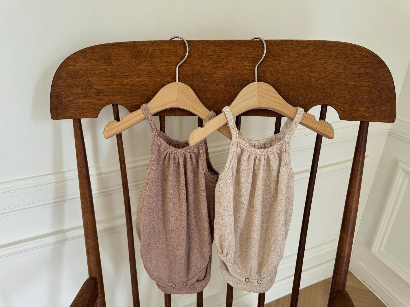 Baby Camel Sleeveless Summer Knit Romper (3-18m) - 2 Colors