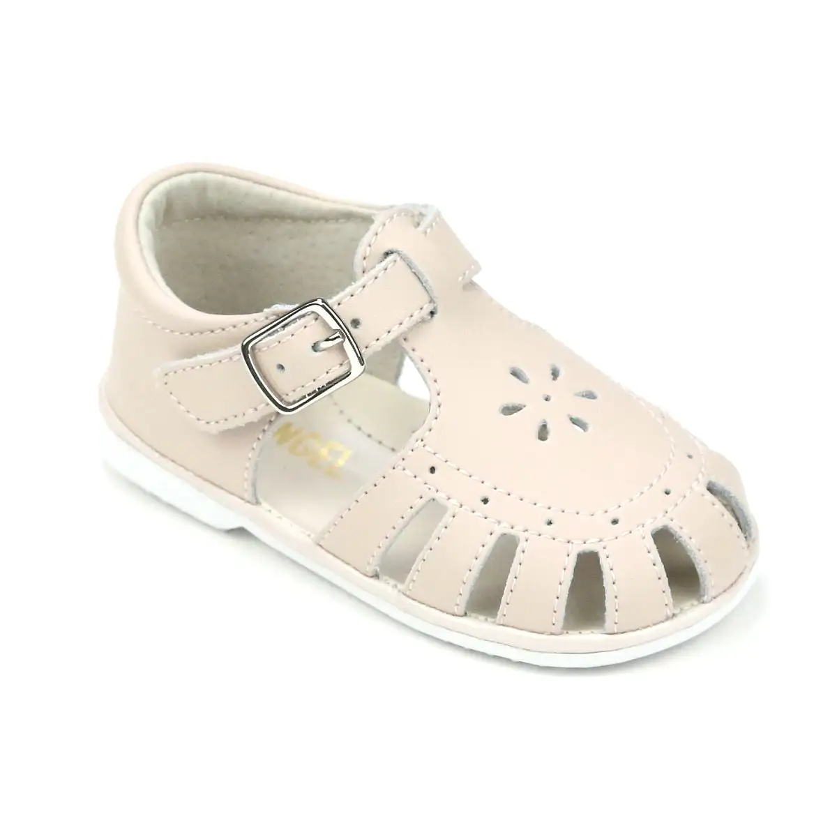 Baby Shelby Caged Leather Sandals