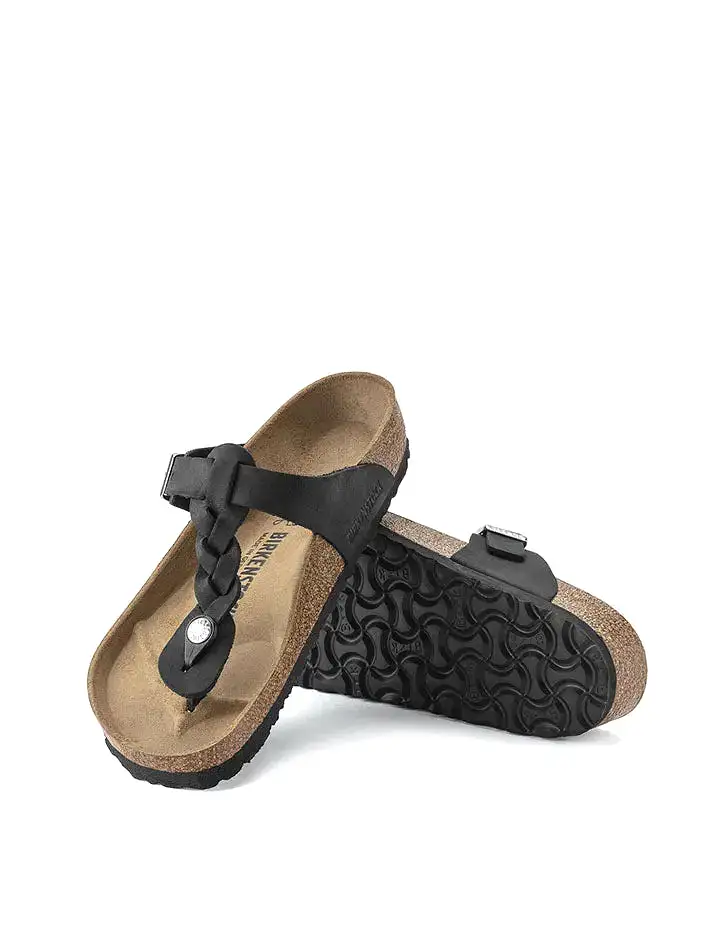 Birkenstock Gizeh Sandal Oiled Black