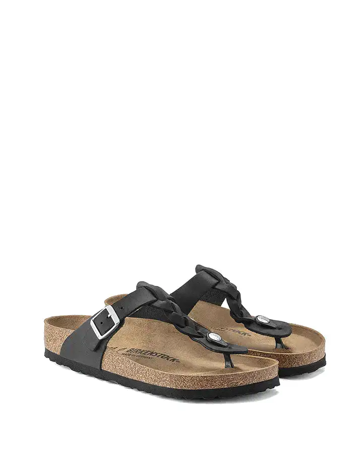 Birkenstock Gizeh Sandal Oiled Black