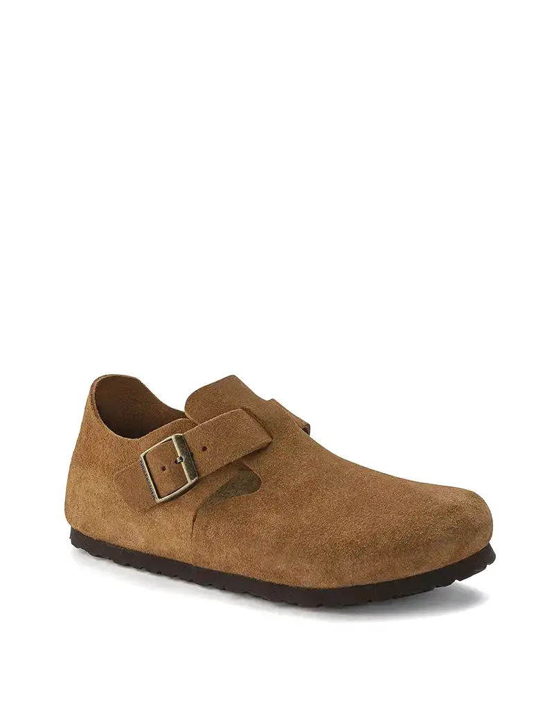 Birkenstock London Suede Narrow Mink