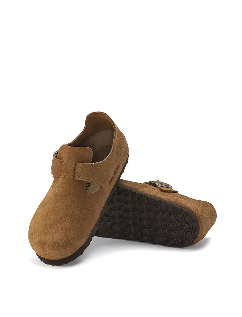 Birkenstock London Suede Narrow Mink