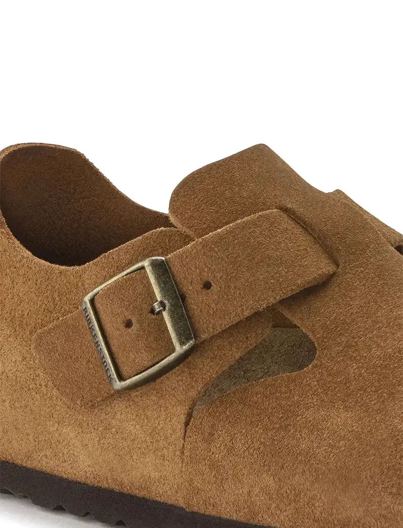 Birkenstock London Suede Narrow Mink