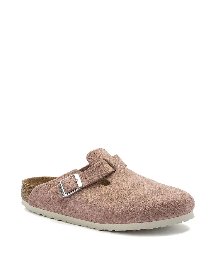 Birkenstock Womens Narrow Boston SFB Pink Clay