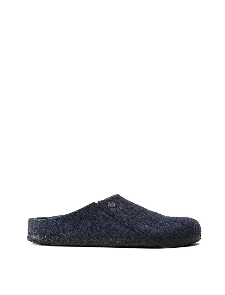 Birkenstock Zermatt Shearling Narrow Slipper Dark Blue