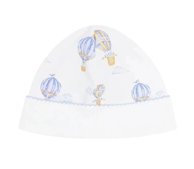 Blue Balloons Print Hat