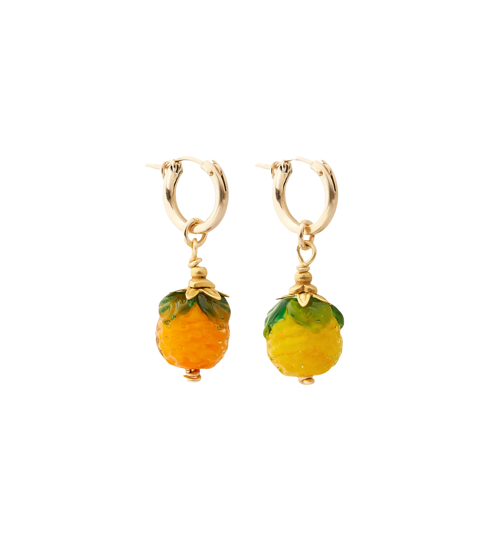 Brinker + Eliza Fruit Salad Orange/Yellow Earrings