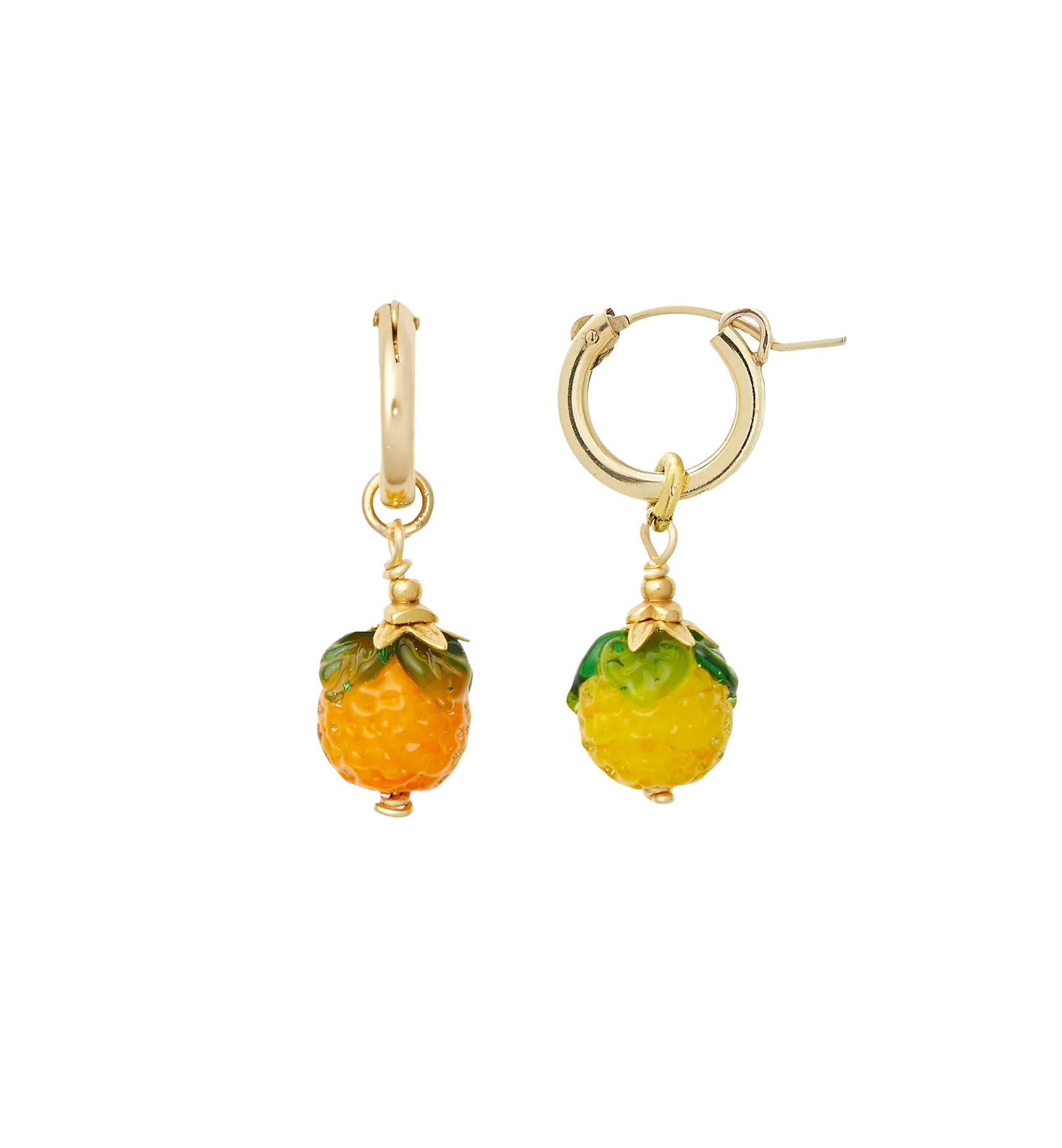 Brinker + Eliza Fruit Salad Orange/Yellow Earrings