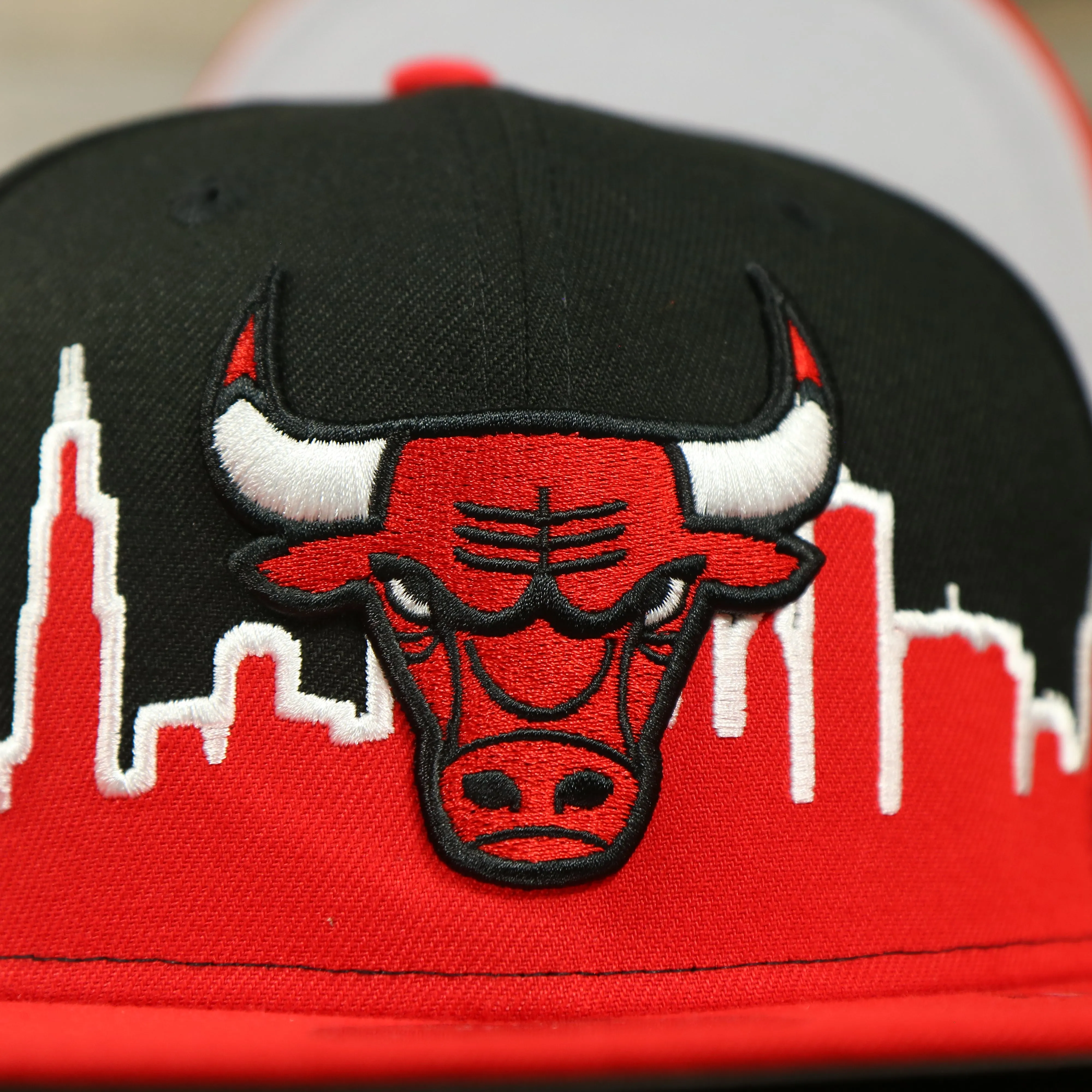 Chicago Bulls City Skyline Side Patch 9Fifty Snapback Hat | Chicago Skyline 950