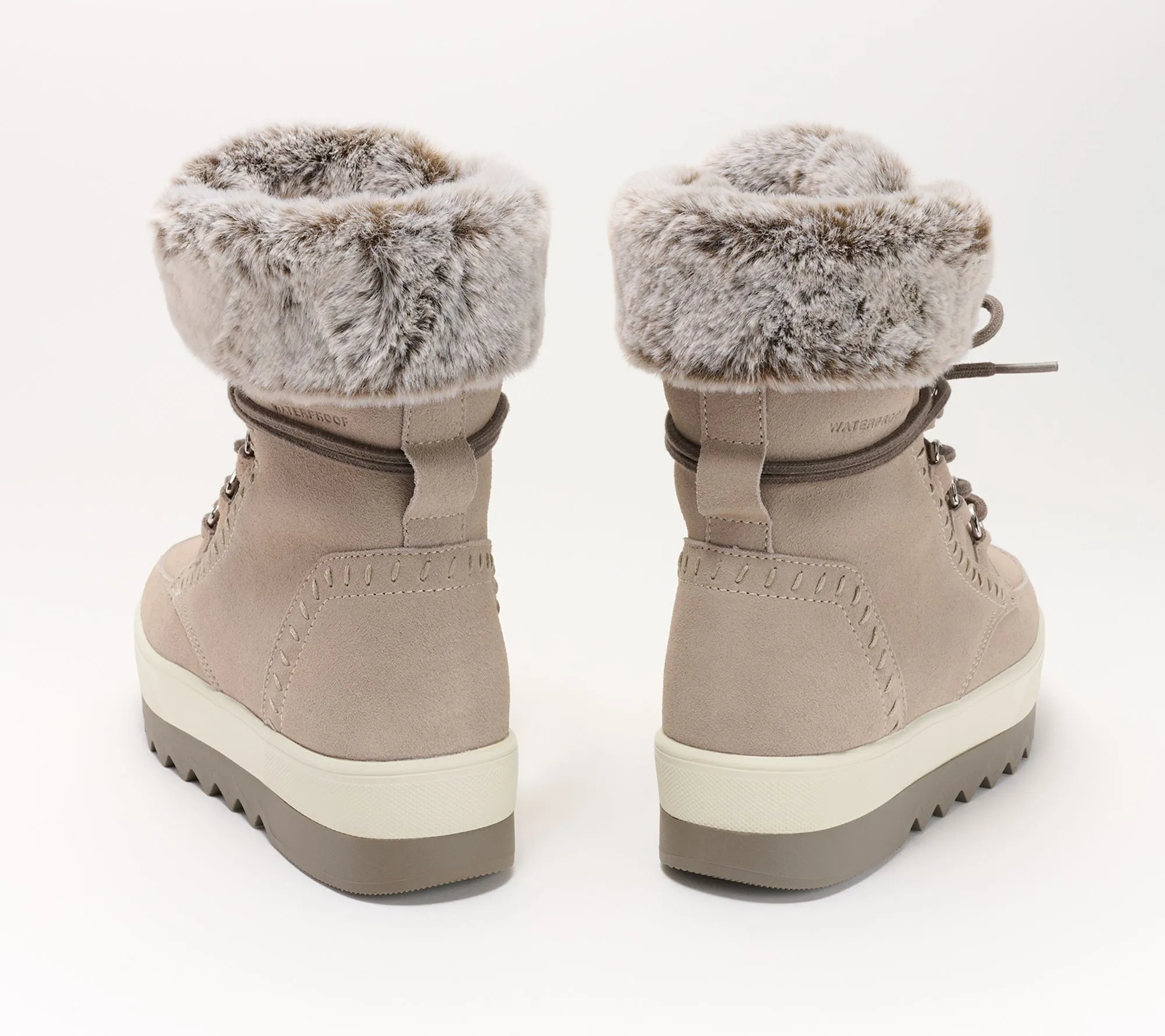 Cougar Waterproof Suede Faux Fur Winter Boots - Vanetta