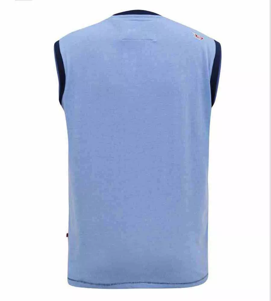 D555 Big Mens Surfboard Printed Sleeveless T-Shirt (BRETTON)