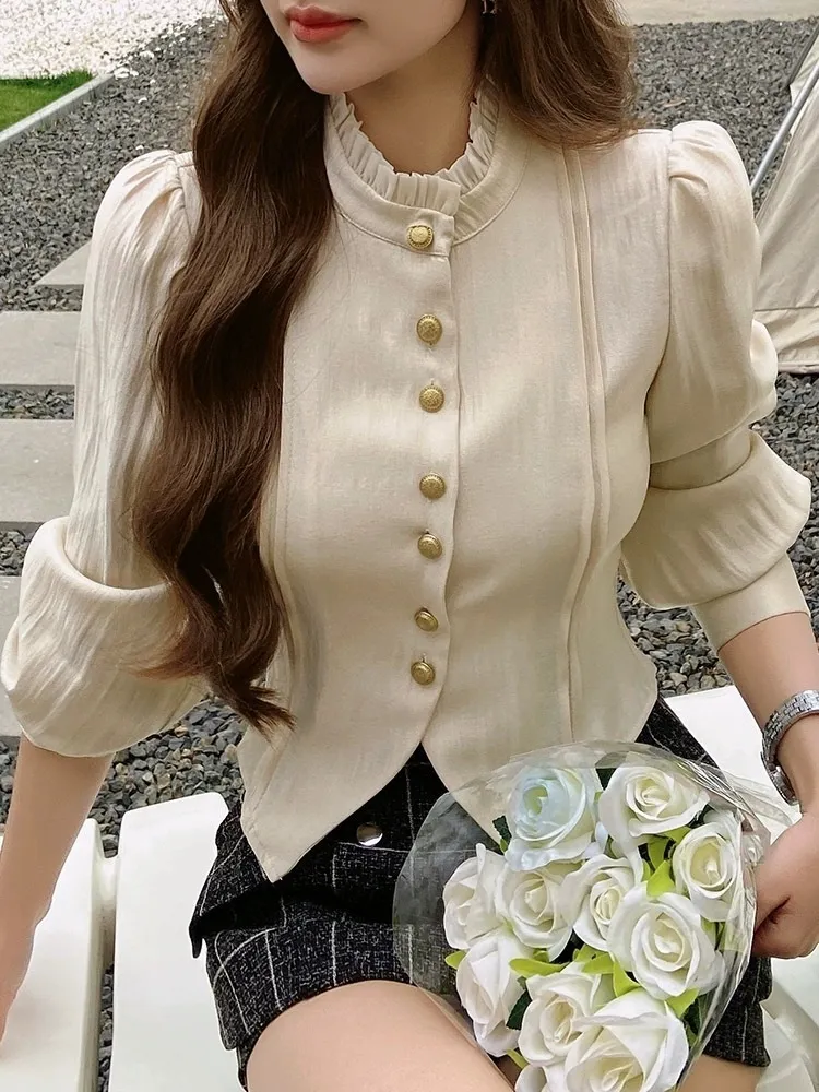 Dabuwawa  |Casual Style Office Style Formal Style  Shirts & Blouses