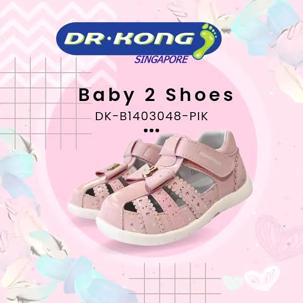 DR.KONG BABY 2 SANDALS DK-B1403048-PIK(RP : $99)