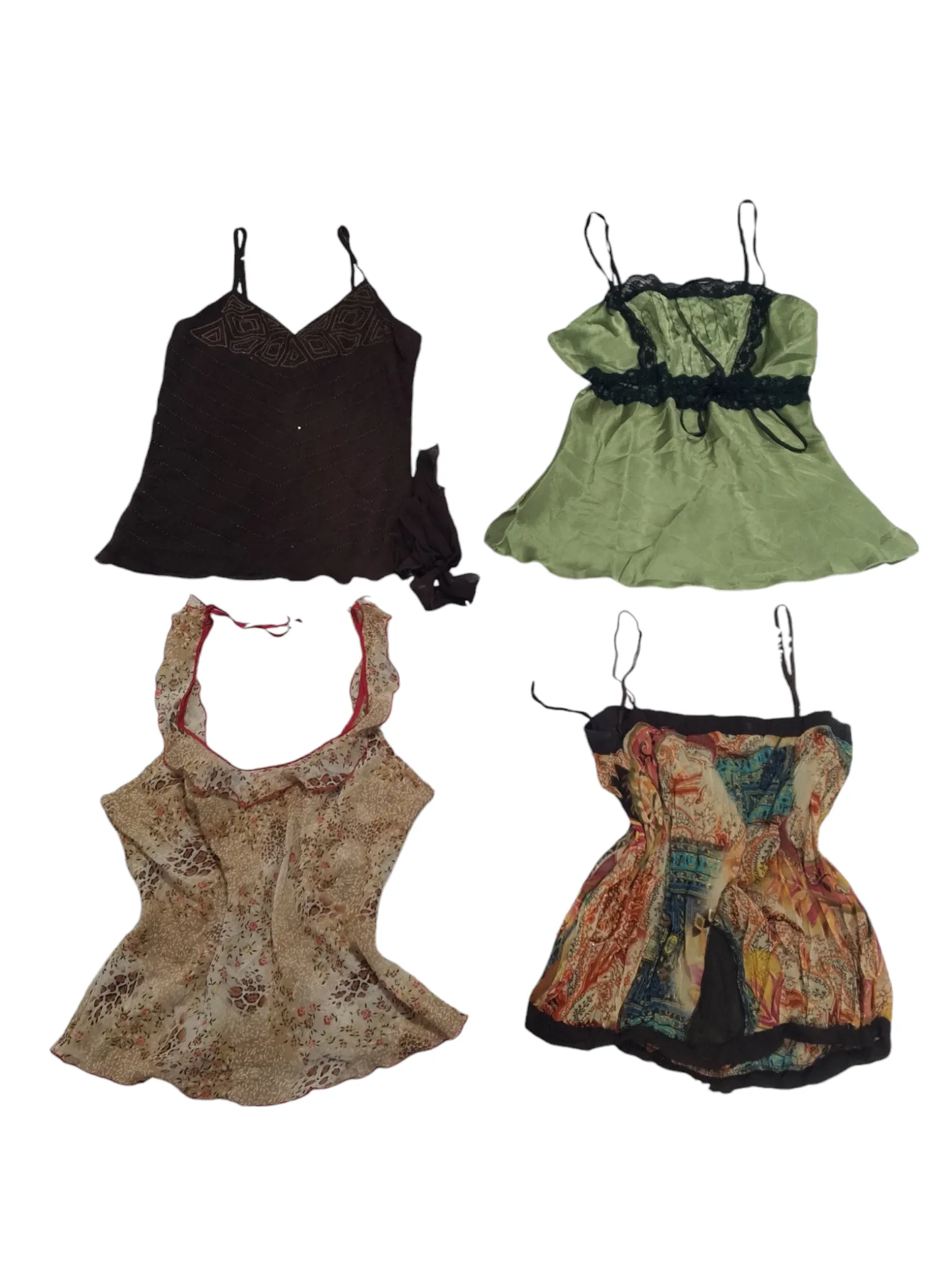 Earthy Tone Grunge Blouses - 13 pcs - 13/9/24