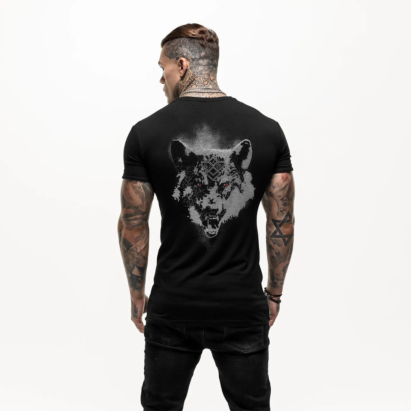 Embellished Wolf Tshirt