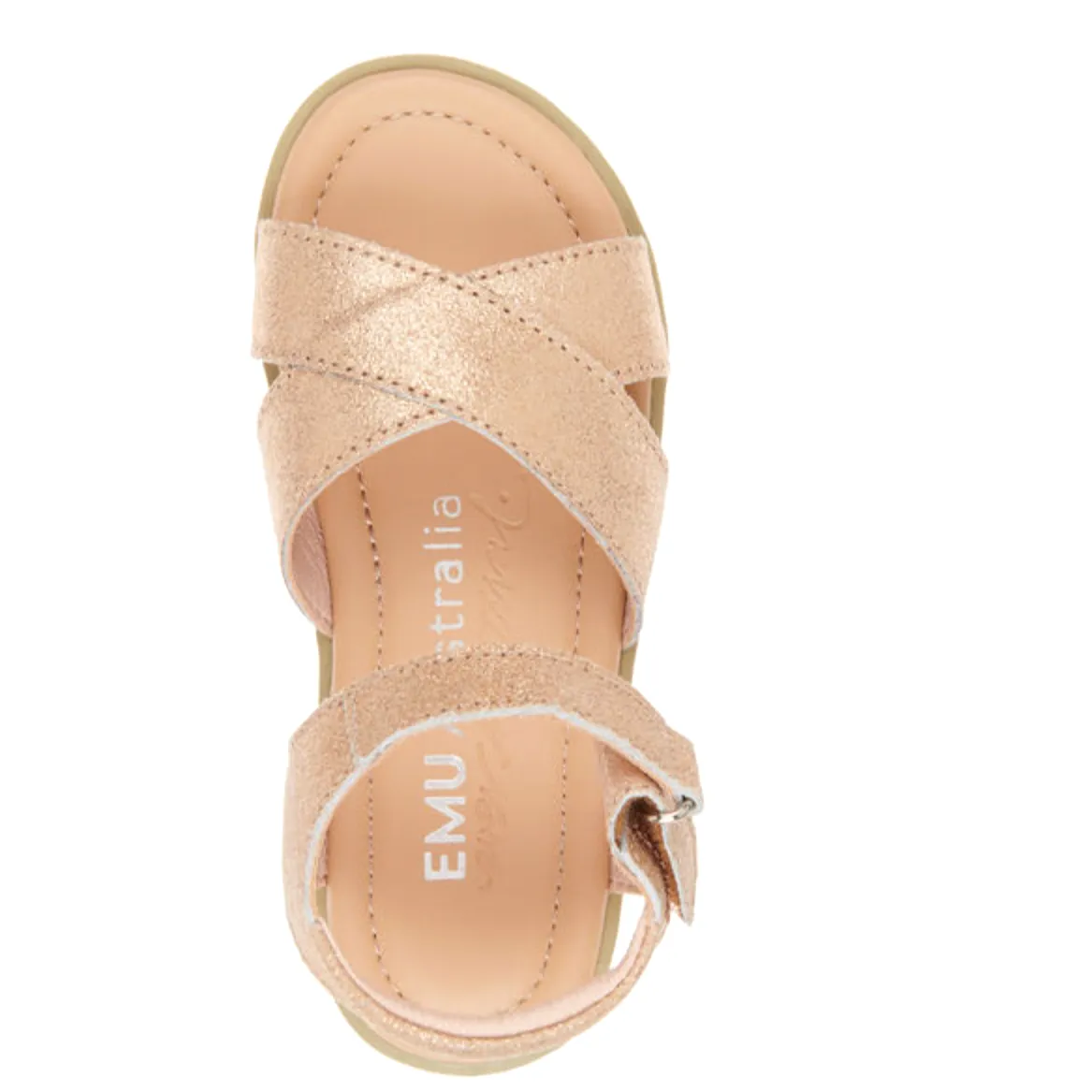 Emu Australia Rose Gold Rose Sandal