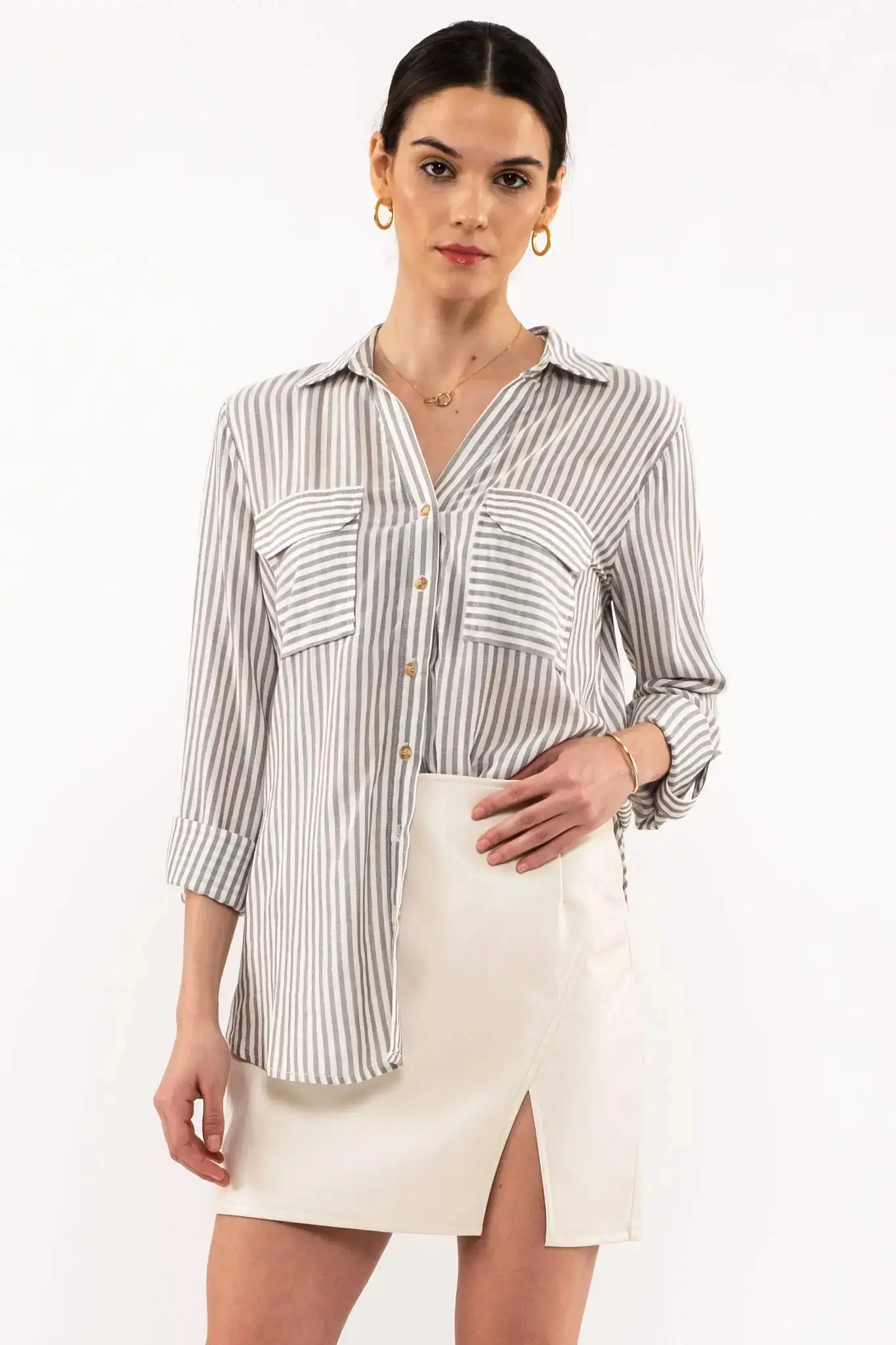 Everyday Chic Button Up Blouse